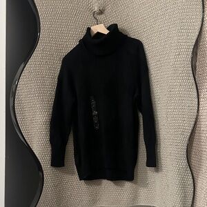 Banana Republic Classic Black Turtleneck Sweater